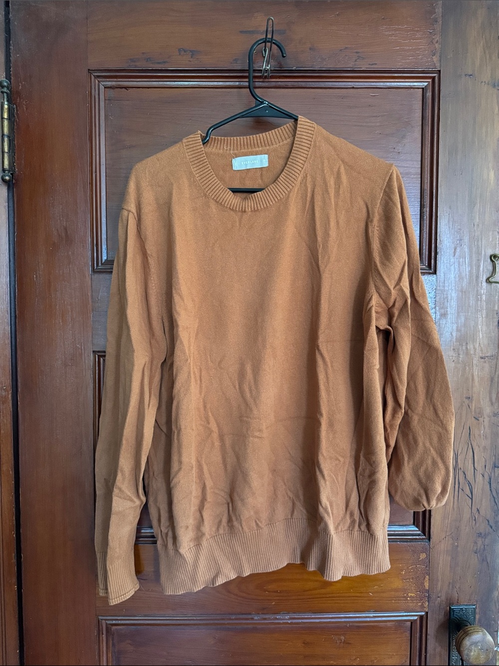 Mens everlane orange sweater